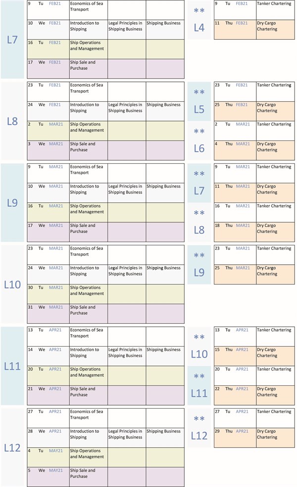 ICS LSS ONLINE CLASSES 2020-21 2